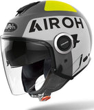 Urban-Helm Für Motorrad Airoh Helyos - He699 Thermoplastic Hrt Dunkelgrau Gloss Color Grösse Xl