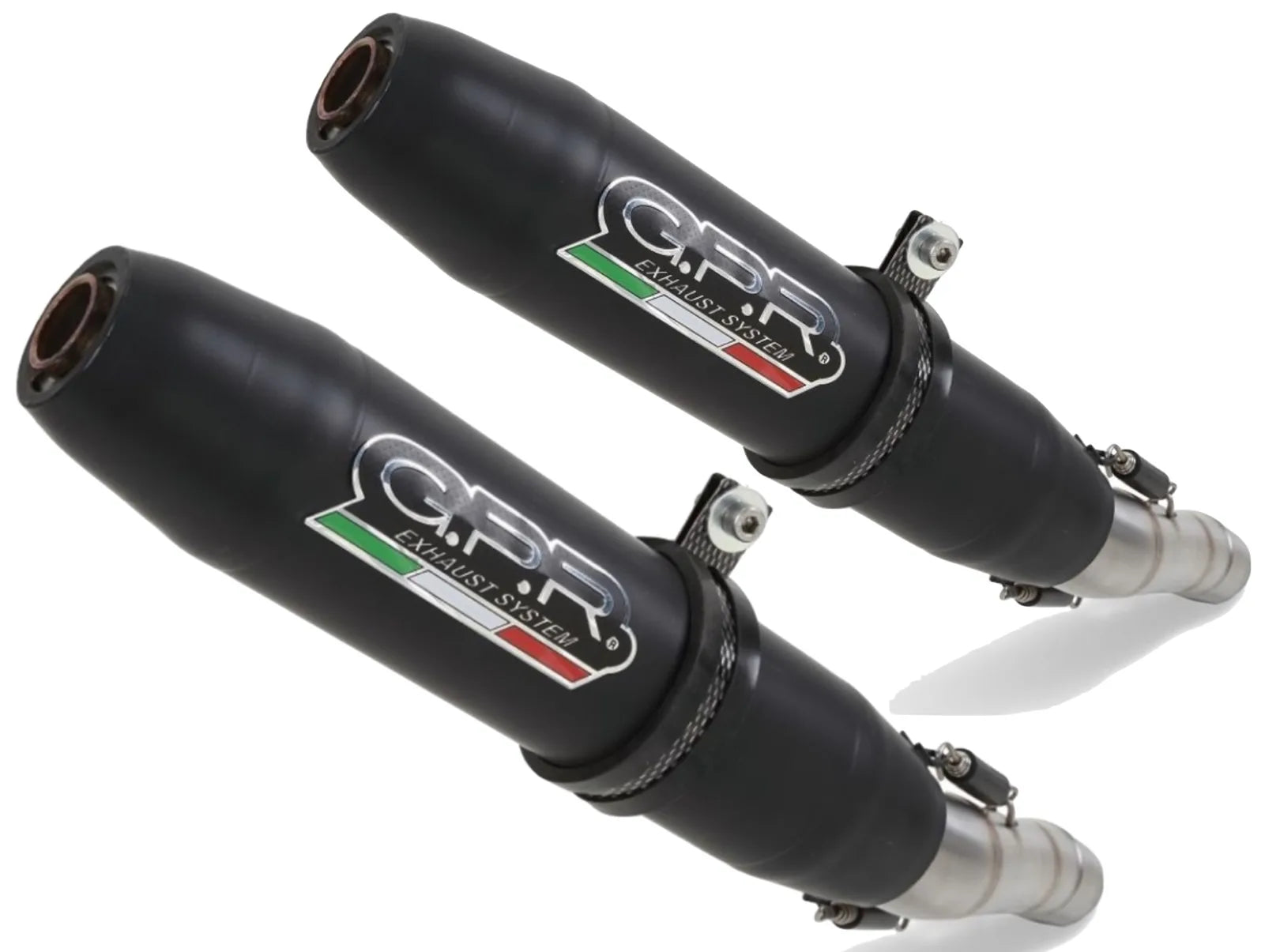 Auspuffendstück Mit Geräuschzulassung Deeptone Cafe Racer Edelstahl Schwarz - Gpr Kompatibel Mit Suzuki Gn 250 (1994-1998)