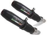 Auspuffendstück Mit Geräuschzulassung Deeptone Cafe Racer Edelstahl Schwarz - Gpr Kompatibel Mit Ducati Sport Classic 1000 S - Gt - Poul Smart (2006-2010)