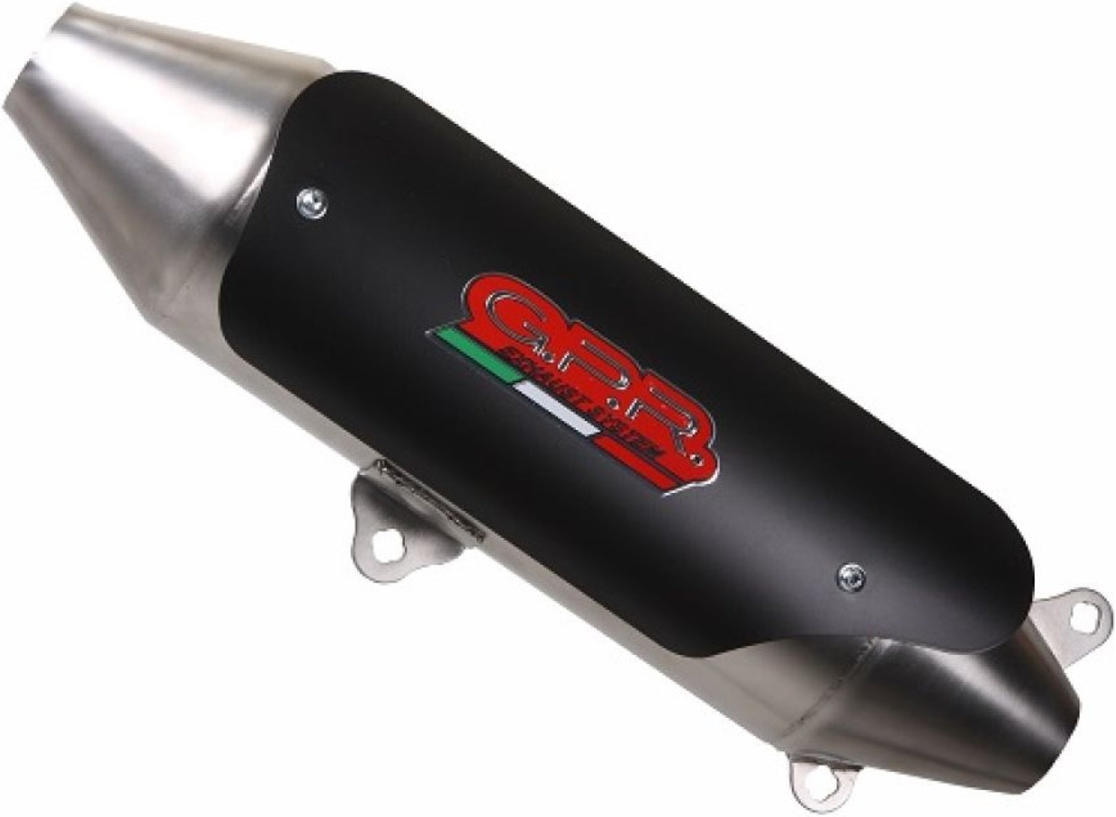 Exhaust Tip With Noise Certification Power Bomb Stainless Steel - Gpr Compatible With Kymco Myroad 700 (2012-2016)