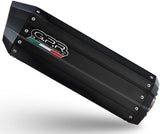 Exhaust Tip With Noise Certification Hyper Sonic Black Stainless Steel - Gpr Compatible With Bmw F 800 Gs Adventure (2016-2018)