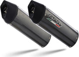 Dual Exhaust System With Sound Certification Furore Carbon Look - Gpr Compatible With Ducati Super Sport 900 Ss (1991-1997)
