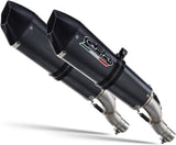 Dual Exhaust System With Sound Certification Gpe Anniversary Carbon Look - Gpr Compatible With Bmw K 1600 Gt (2010-2016)