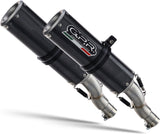 Dual Exhaust System With Sound Certification M3 Carbon Look - Gpr Compatible With Suzuki Hayabusa 1300 (2007-2016)