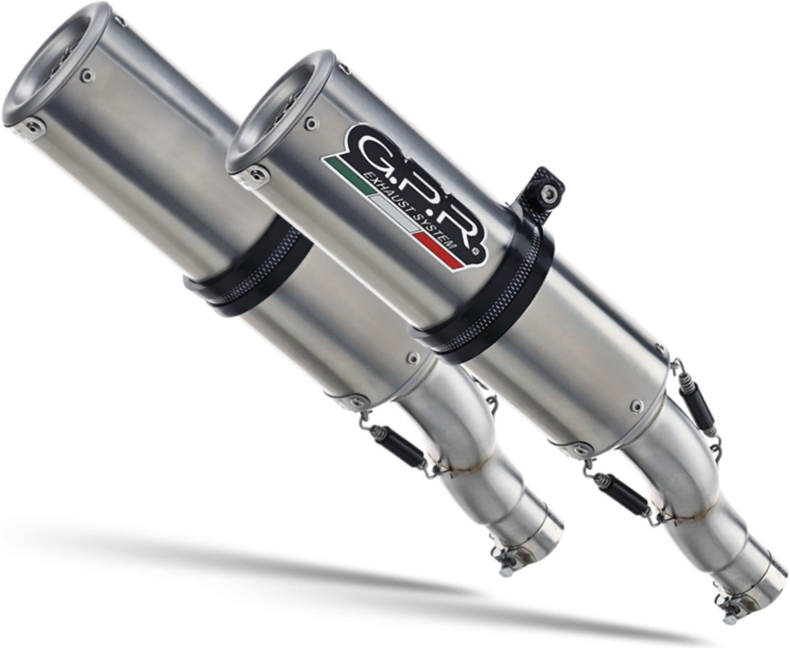 Dual Exhaust System With Sound Certification M3 Stainless Steel - Gpr Compatible With Triumph Speed Triple 1050 (2005-2010)