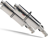 Dual Exhaust System With Sound Certification Trioval Stainless Steel - Gpr Compatible With Yamaha Tdm 850 (1991-2001)