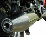 Dual Exhaust System With Sound Certification Vintacone Stainless Steel - Gpr Compatible With Moto Guzzi V7 I - Ii - Stone - Special (2012-2016)