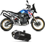 Exhaust Tip With Noise Certification Speed Edge Steel Black - Mivv Compatible With Bmw F 900 Gs (2024-2026)