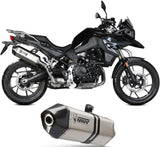 Exhaust Tip With Noise Certification Speed Edge Stainless Steel - Mivv Compatible With Bmw F 800 Gs (2024-2026)