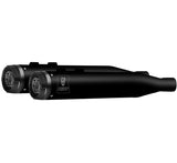 Exhaust Tip With Noise Certification Hr-1 Steel Black Carbon Fiber End Cap - Mivv Compatible With Harley-Davidson Cvo Street Glide (2017-2026)