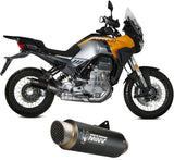Exhaust Tip With Noise Certification Gppro Steel Black - Mivv Compatible With Moto Guzzi Stelvio (2024-2026)