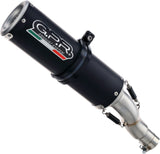 Exhaust Tip With Noise Certification M3 Black Titanium - Gpr Compatible With Husqvarna Vitpilen 401 (2020)