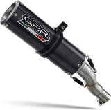Auspuffendstück Mit Geräuschzulassung M3 Carbon Look - Gpr Kompatibel Mit Yamaha Mt-03 300 (2021-2023)