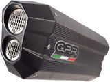 Exhaust Tip With Noise Certification Sonic Carbon Look - Gpr Compatible With Bmw R 1200 Gs Adventure (2017-2018)