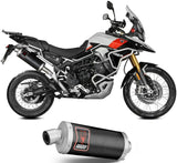 Exhaust Tip With Noise Certification Dakar Steel Black - Mivv Compatible With Triumph Tiger 900 Pro (2024-2026)
