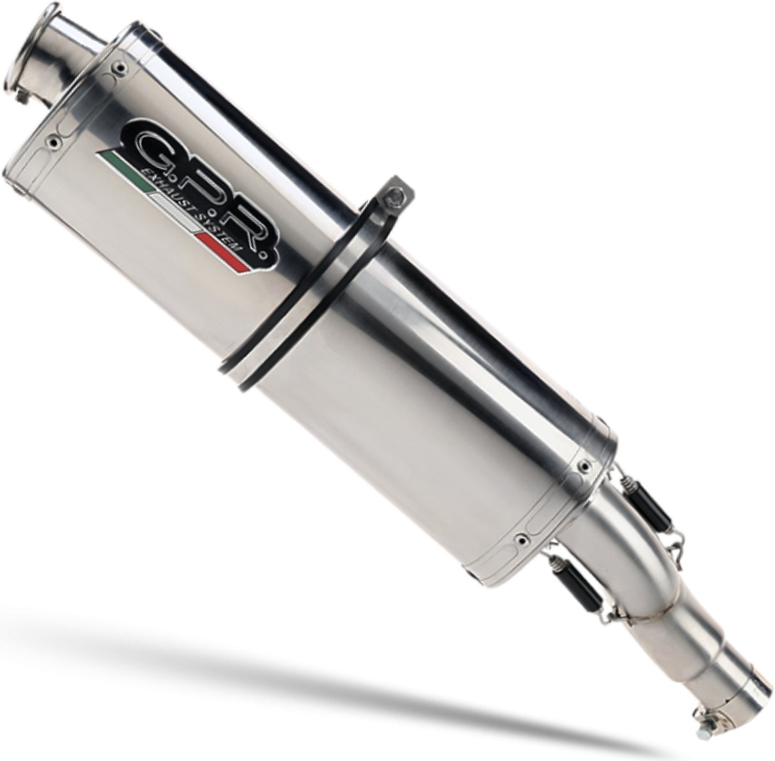 Exhaust Tip With Noise Certification Trioval Stainless Steel - Gpr Compatible With Moto Guzzi Sport 1200 4V (2006-2007)