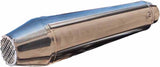 Exhaust Tip With Noise Certification Ultracone Cafe Racer Stainless Steel - Gpr Compatible With Bmw R 80 - Rs (1982-1984)