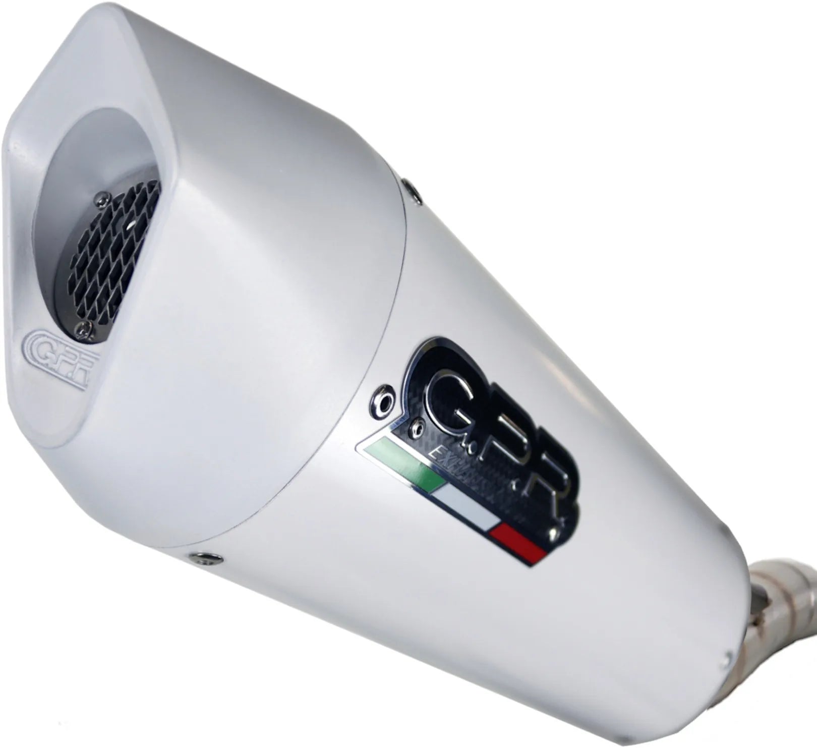 Katalysiertes Auspuffendstück Mit Geräuschzulassung Albus Evo4 Alu Weiss - Gpr Kompatibel Mit Um Dsr Sm - Ex 125 (2021-2023)