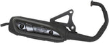 Komplette Abgasanlage Mit Katalysator Und Geräuschzulassung X-Fight Edelstahl Schwarz - Leovince Kompatibel Mit Beta Rr 50 Enduro (2012)
