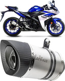 Auspuffendstück Mit Geräuschzulassung Lv One Evo Edelstahl Endkappe Carbon Fiber - Leovince Kompatibel Mit Bmw R 1200 Gs (2013-2016)