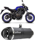 Komplette Abgasanlage Mit Katalysator Und Geräuschzulassung Lv One Evo Carbon Fiber Endkappe Carbon Fiber - Leovince Kompatibel Mit Yamaha Tracer 700 Gt (2019-2020)