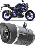 Auspuffendstück Mit Geräuschzulassung Lv One Evo Carbon Fiber Endkappe Carbon Fiber - Leovince Kompatibel Mit Bmw F 650 Gs (2008-2012)