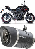 Auspuffendstück Mit Geräuschzulassung Lv Pro Carbon Fiber Endkappe Carbon Fiber - Leovince Kompatibel Mit Kawasaki Z 900 (2020-2024)