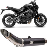 Komplette Abgasanlage Mit Katalysator Und Geräuschzulassung Lv Race Edelstahl - Leovince Kompatibel Mit Yamaha Mt-09 (2021-2023)