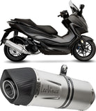 Komplette Abgasanlage Mit Katalysator Und Geräuschzulassung Lv One Evo Edelstahl Endkappe Carbon Fiber - Leovince Kompatibel Mit Honda Forza 125 (2021-2024)