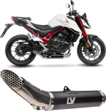 Complete Catalytic Exhaust System With Sound Certification Lv Race Stainless Steel - Leovince Compatible With Honda Cb 750 Hornet (2023-2024)