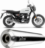 Auspuffendstück Mit Geräuschzulassung Classic Racer Edelstahl Endkappe Edelstahl - Leovince Kompatibel Mit Honda Gb 350 S (2025-2026)