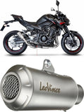 Auspuffendstück Mit Geräuschzulassung Lv-10 Edelstahl Endkappe Edelstahl - Leovince Kompatibel Mit Kawasaki Z 900 (2020-2024)