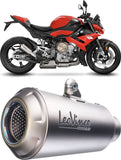 Exhaust Tip With Noise Certification Lv-10 Titanium Titanium End Cap - Leovince Compatible With Bmw S 1000 R (2021-2024)