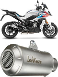 Auspuffendstück Mit Geräuschzulassung Lv-10 Edelstahl Endkappe Edelstahl - Leovince Kompatibel Mit Bmw S 1000 Xr (2020-2023)