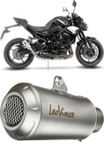 Auspuffendstück Mit Geräuschzulassung Lv-10 Edelstahl Endkappe Edelstahl - Leovince Kompatibel Mit Kawasaki Z 900 (2025-2026)