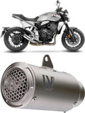 Auspuffendstück Mit Geräuschzulassung Lv Corsa S Titan Endkappe Edelstahl - Leovince Kompatibel Mit Honda Cb 1000 R Neo Sports Café (2018-2024)