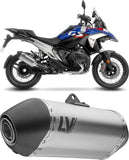 Auspuffendstück Mit Geräuschzulassung Lv-14 Titan Endkappe Carbon Fiber - Leovince Kompatibel Mit Bmw R 1300 Gs Adventure (2024-2026)