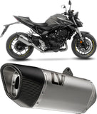 Auspuffendstück Mit Geräuschzulassung Lv-14 R Edelstahl Endkappe Carbon Fiber - Leovince Kompatibel Mit Honda Cb 1000 Hornet - Sp (2025-2026)