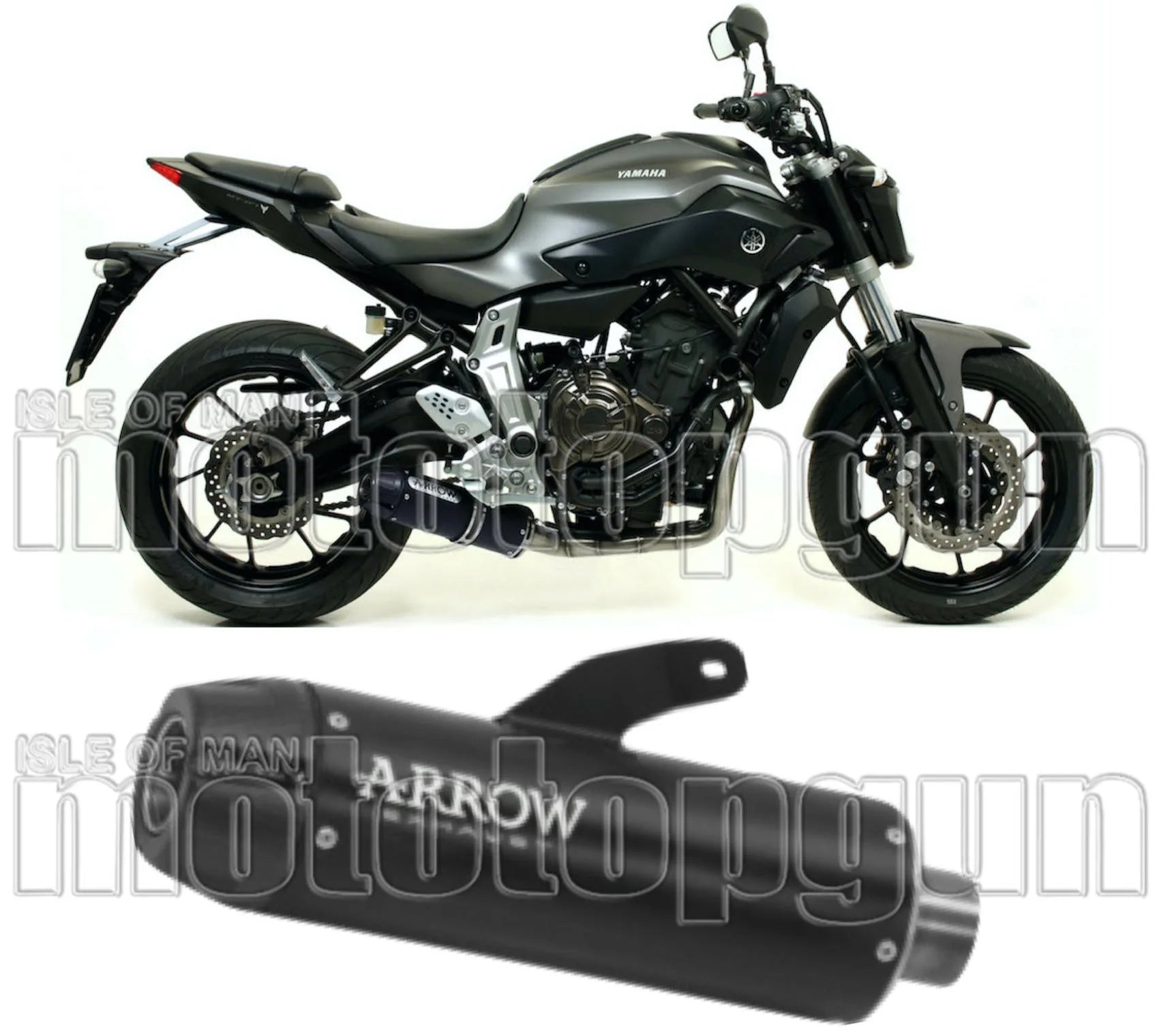 Auspuffendstück Mit Geräuschzulassung Jet-Race Edelstahl Schwarz Carbon - Arrow Special Parts Kompatibel Mit Yamaha Xsr 700 (2016-2020)