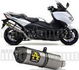 Auspuffendstück Mit Geräuschzulassung Race-Tech Titan Carbon - Arrow Special Parts Kompatibel Mit Yamaha Xp 560 T-Max (2020-2024)