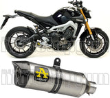 Auspuffendstück Mit Geräuschzulassung Thunder Titan Carbon - Arrow Special Parts Kompatibel Mit Yamaha Mt-09 (2013-2020)