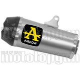 Auspuffendstück Mit Geräuschzulassung Works Titan Carbon - Arrow Special Parts Kompatibel Mit Yamaha Tracer 7 (2021-2024)