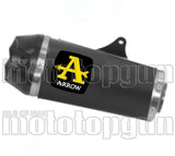 Auspuffendstück Mit Geräuschzulassung Works Nichrom Schwarz Carbon - Arrow Special Parts Kompatibel Mit Yamaha Tracer 700 (2020)