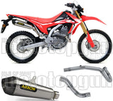 Komplette Abgasanlage Mit Katalysator Und Geräuschzulassung X-Kone Nichrom Carbon - Arrow Special Parts Kompatibel Mit Honda Crf 300 L (2021-2024)