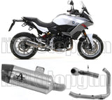 Komplette Auspuffanlage Ohne Katalysator Und Mit Geräuschzulassung Indy-Race Aluminium Carbon - Arrow Special Parts Kompatibel Mit Bmw F 900 R (2020-2024)