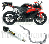 Komplette Auspuffanlage Ohne Katalysator Und Mit Geräuschzulassung Indy-Race Aluminium Carbon - Arrow Special Parts Kompatibel Mit Honda Cbr 600 Rr (2009-2012)