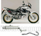 Komplette Auspuffanlage Ohne Katalysator Und Mit Geräuschzulassung Paris Dacar Edelstahl Edelstahl - Arrow Special Parts Kompatibel Mit Honda Xrv 750 Africa Twin (1993-1995)