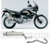 Komplette Auspuffanlage Ohne Katalysator Und Mit Geräuschzulassung Paris Dacar Edelstahl Edelstahl - Arrow Special Parts Kompatibel Mit Honda Xrv 750 Africa Twin (1996-2004)