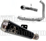 Komplette Auspuffanlage Ohne Katalysator Und Mit Geräuschzulassung Pro-Race Nichrom Schwarz Edelstahl - Arrow Special Parts Kompatibel Mit Bmw F 900 R (2020-2024)