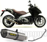 Complete Non-Catalytic Exhaust System With Sound Certification Race-Tech Aluminium Carbon - Arrow Special Parts Compatible With Honda Integra 700 (2012-2013)